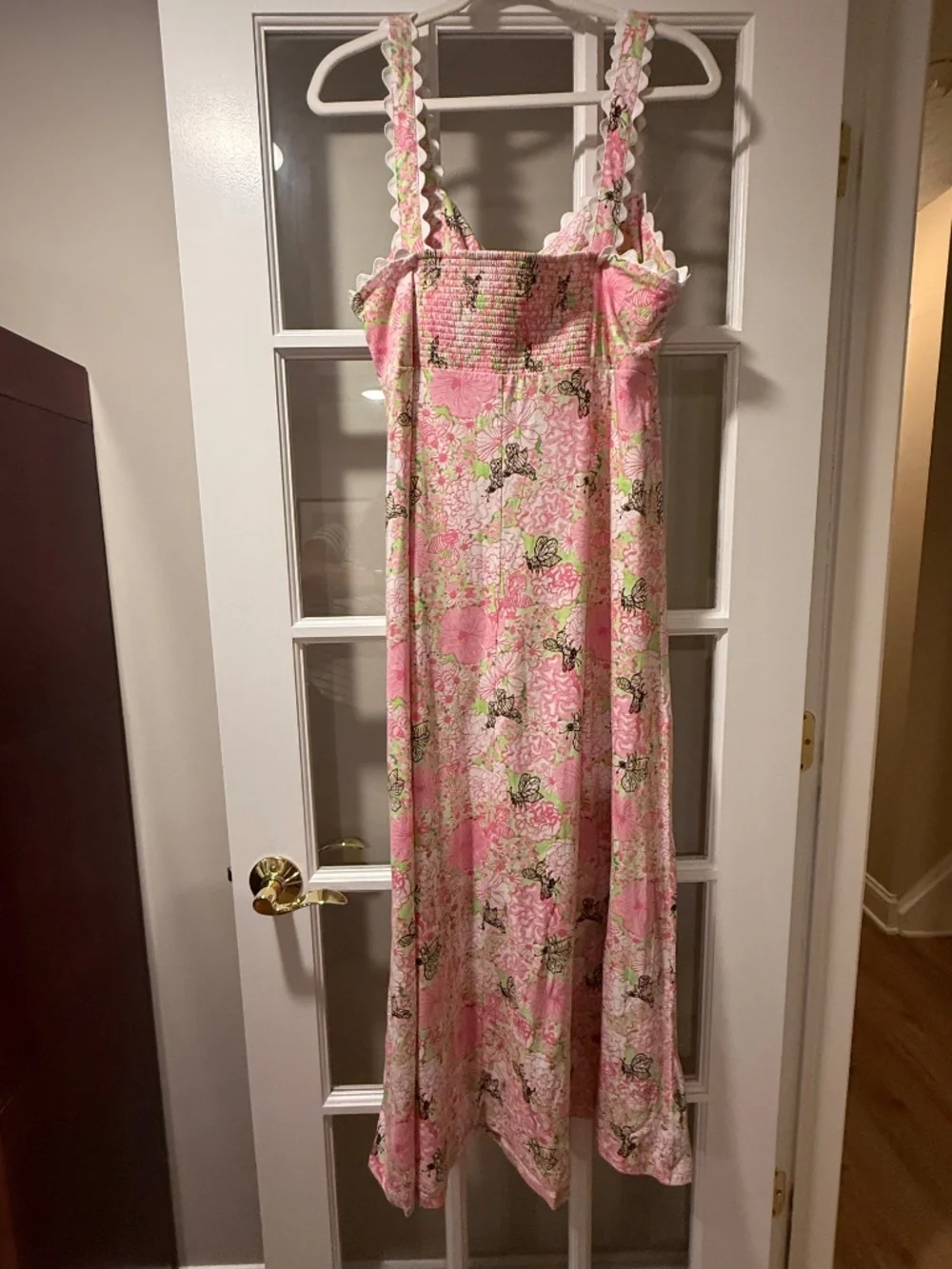 Lilly Pulitzer Dwyer Midi Dress in Pistachio Macaron Bees Knees